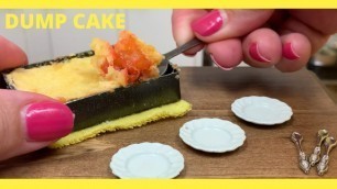 'Dump Cake Recipe || MITTY\'S MINI COOKING || S1 EP13 ASMR Tiny Food Channel'