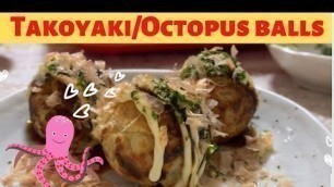 'COOKING TAKOYAKI @HOME|OCTOPUS BALLS|JAPANESE SAVORY FOOD'