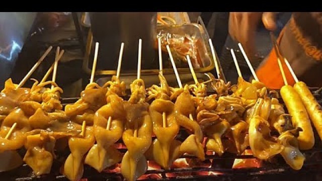 'Gurita Panggang   Grilled Octopus   Thai Street Food'