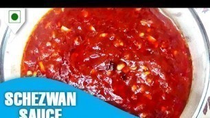'How To Make Schezwan Sauce | सेज़वान सॉस  | Easy Cook With Food Junction'