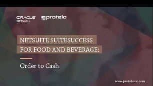 'Order to Cash Food and Beverage - SuiteSuccess'