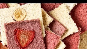 'Use a Food Dehydrator to make Strawberry Coconut Crackers!'