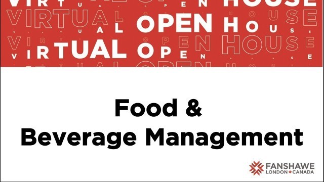 'Food and Beverage Management | Fanshawe International'