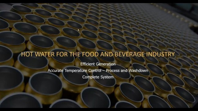'Webinar: Hot Water Webinar for the Food and Beverage Industry'