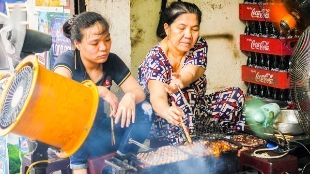 'HUGE Vietnamese Street Food Tour in Hanoi, Vietnam! UNBELIEVABLE Street Food in VIETNAM'