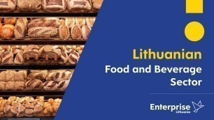 'Visit Lithuanian Food and Beverage Sector'