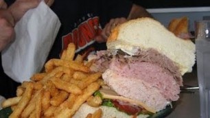'Official Dagwood Challenge in 3:22 - As Seen on Man v. Food | Furious Pete'