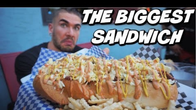 'INSANE SANDWICH CHALLENGE!! The Biggest Pastrami Sandwich | Calgary Alberta | Man Vs Food'