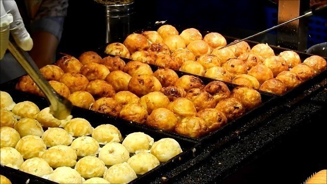 'taiwan food-TAIWAN night market food-Octopus balls'