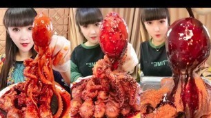 'Spicy and Live Mukbang Eating Seafood ASMR  Delicious Octopus, Lobster | Chinese food #101'