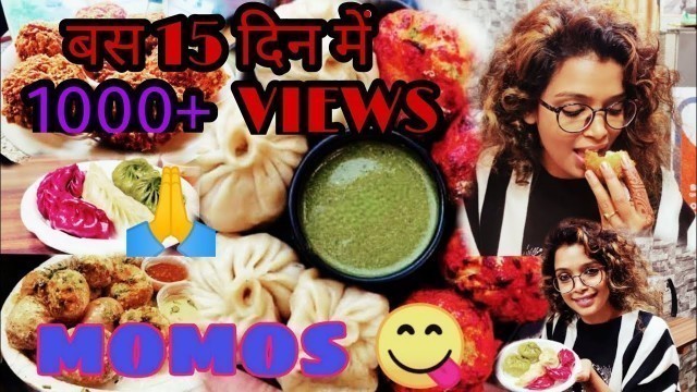 'Best Momos In Delhi ( Vikaspuri )  Street Food Indian Recipes | Street Food Junction Ft Sunny Thakur'