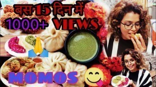 'Best Momos In Delhi ( Vikaspuri )  Street Food Indian Recipes | Street Food Junction Ft Sunny Thakur'