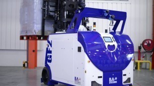 'GF2 Counterbalance Forklift AGV (Automated Guided Vehicle) for food and beverage industry'