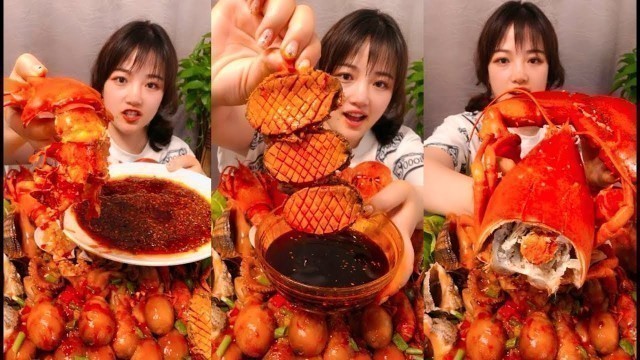 'Eat giant lobster, octopus, spicy seafood - SPICY FOOD COMPILATION [09]'
