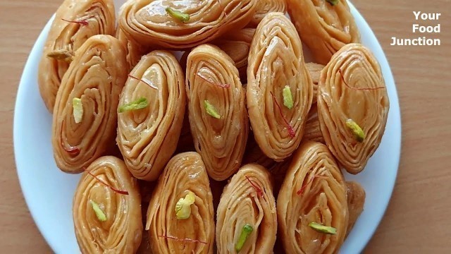 'Khaja Recipe | Chirote | Bengali khaja | परफेक्ट खाजा । Diwali Special  | Your food junction.'