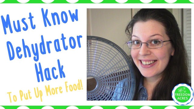 'Dehydrator Hack ~ DIY Solution'