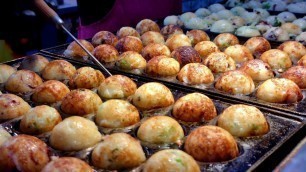 'Octopus Bread \"Takoyaki\" - Korean street food /요미야미'