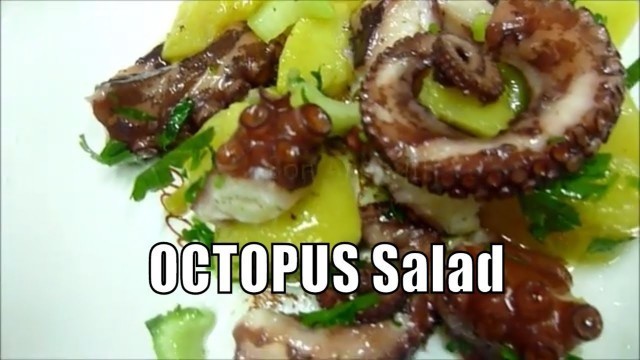'Octopus Salad Recipe Italian Easy Healthy Food #italianfood'