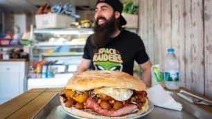 'THE \'BRAVE THE BELLY BUSTER\' BREAKFAST SANDWICH CHALLENGE | C.O.B. Ep.173'