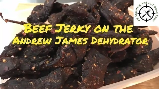 'Homemade beef jerky on the Andrew James Dehydrator AHSAJGF'