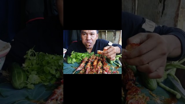 'ASMR Eating spider octopus _Mukbang thai food  _  Thai eating show  _ ASMR Food #161'