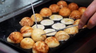 'Chinese Street Food - Takoyaki 章魚燒 Japanese Octopus Balls China#7'