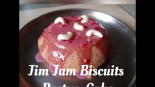 'Jim Jam Biscuits Pastry Cake / Food Junction / How to Make Cream Biscuits Cake at Home'
