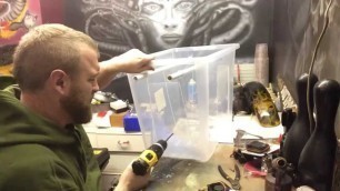 'making a rough prototype food dehydrator (biltong box)'