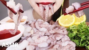 'ASMR RAW OCTOPUS 낙지탕탕이 生たこ サンナクチ EXOTIC KOREAN FOOD MUKBANG NO TALKING EATING SOUNDS'