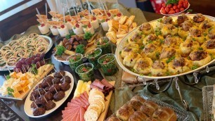 'Party Appetizer Buffet Table - Galore Of Flavors'