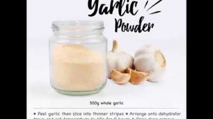 'How to Make Garlic Powder - Himmel V3 Dehydrator'