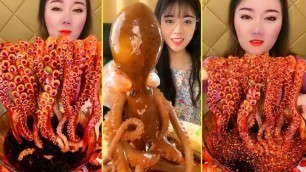'Spicy and Live Mukbang Eating Seafood ASMR Delicious Octopus, Lobster | Chinese food P29'
