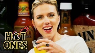 'Scarlett Johansson Tries To Not Spoil Avengers While Eating Spicy Wings | Hot Ones'