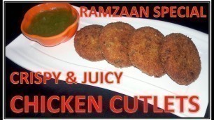 'Chicken Cutlets | Ramzaan Special | Recipe | BY FOOD JUNCTION'