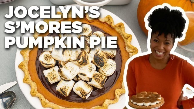 'S\'mores Pumpkin Pie Hack with Jocelyn Delk Adams | Food Network'