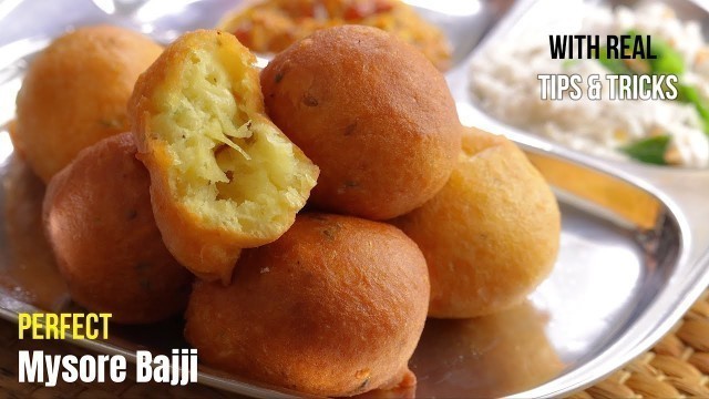 'మైసూర్ బజ్జి / బోండా || Mysore Bajji / Mysore Bonda Recipe street food style in telugu | Vismai food'