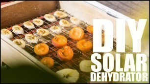 'How To Make DIY SOLAR DEHYDRATOR - Dehydrator Design'