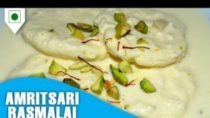 'How to Make Amritsari Rasmalai | रसमलाई | Easy Cook with Food Junction'