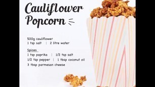 'How to Make Cauliflower Popcorn - Himmel V3 Dehydrator'