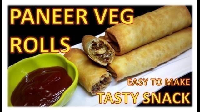 'Paneer Veg Rolls | Recipe | BY FOOD JUNCTION'