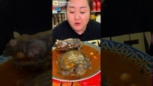 'Chinese woman eat tortoise'