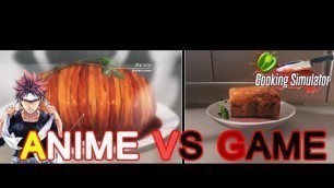 'Anime Soma vs Game Cooking simulator'