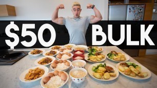 '$50 FOR A WEEK OF BULKING : Meal Prep on a Budget with Zac Perna'