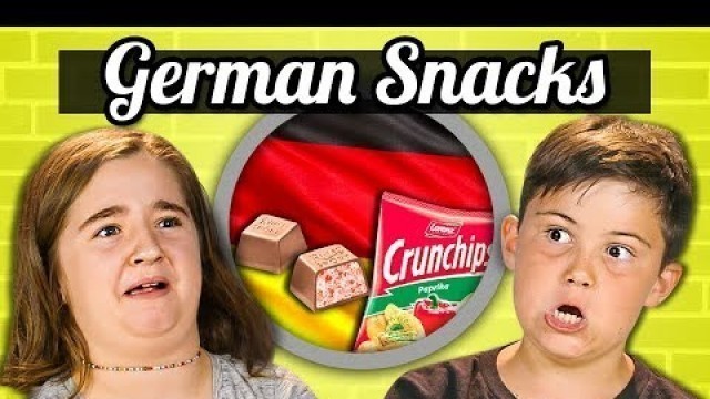 'KIDS EAT GERMAN SNACKS | Kids Vs. Food'