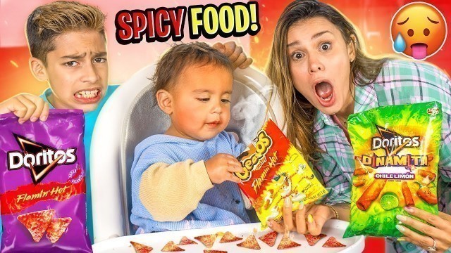 'BABY Milan Eats SPICY FOOD for the FIRST TIME!! (Only 11 Months Old) | The Royalty Family'
