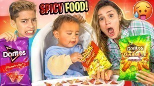 'BABY Milan Eats SPICY FOOD for the FIRST TIME!! (Only 11 Months Old) | The Royalty Family'