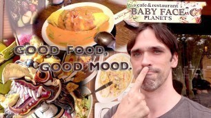 'Japanese Family Restaurant Baby Face Planets | Japan good mood food'