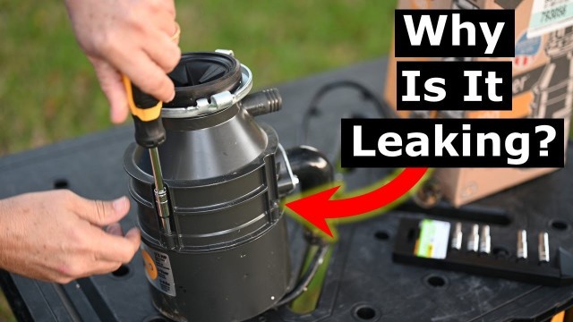 'Why Your Garbage Disposal Leaks From Bottom: Disassembly'