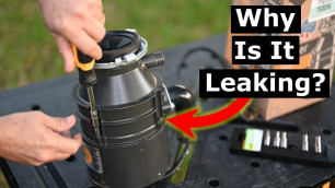 'Why Your Garbage Disposal Leaks From Bottom: Disassembly'