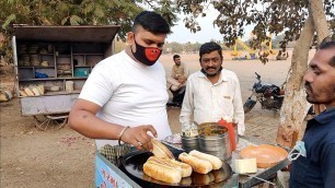 'Young Man Selling Hotdog on his Cycle | Indian Style Hotdog | Indian Street Food'